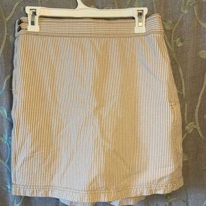 Bill Blass Vintage Cream Checkered Skort